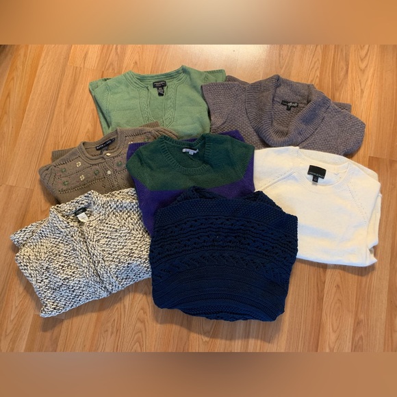 J Crew Gap Ralph Lauren Sweaters Lot - Picture 1 of 8